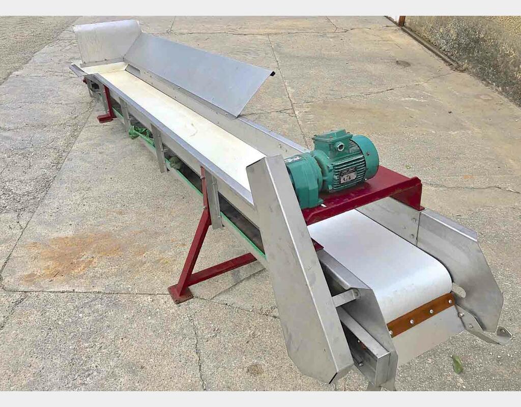 Tapis &eacute;l&eacute;vateur &agrave; bande 5 m - Marque : MERCIER