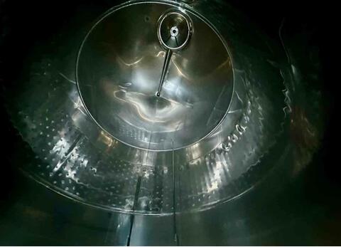 Cuve inox thermorégulée - Fond conique sur pieds