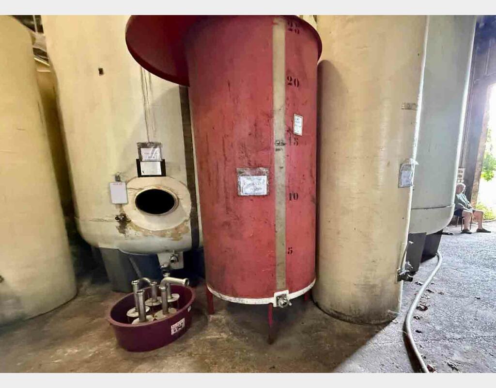 Fibreglass tank - Floating head