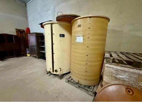 Fibreglass tank - Floating lid - Flat bottom