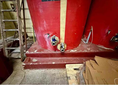 Fibreglass tank - Floating lid - Flat bottom