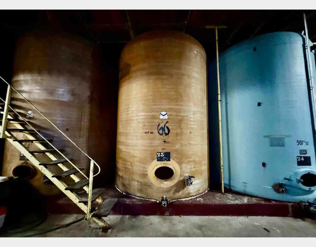 Cuve fibre - Fond plat 300 HL (30 000 litres) VETRORESINA