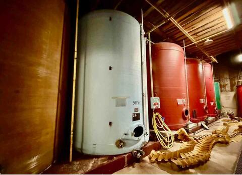 Fibreglass tank - Flat bottom with skid