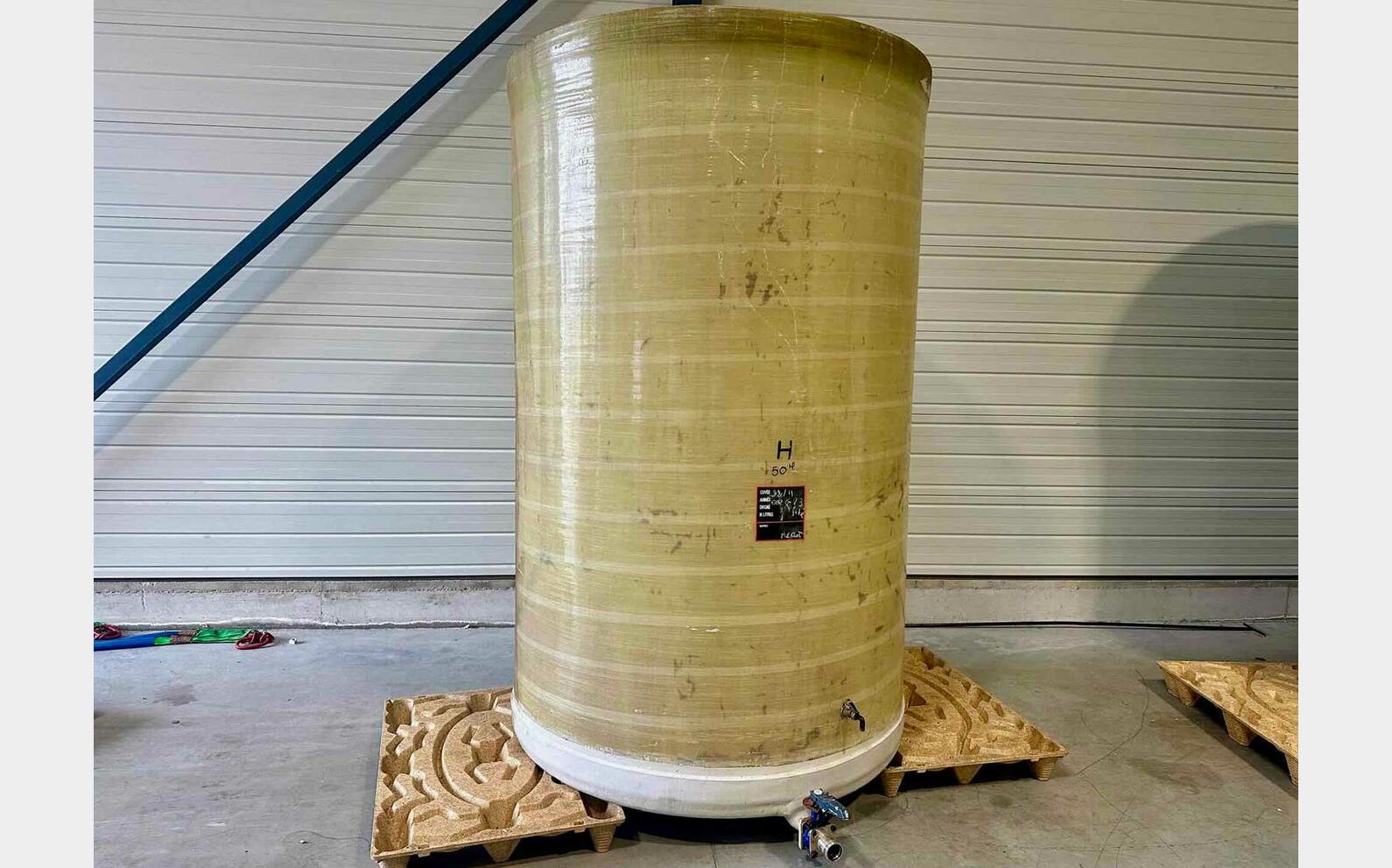 Cuve fibre - Chapeau flottant 50 HL (5 000 litres)