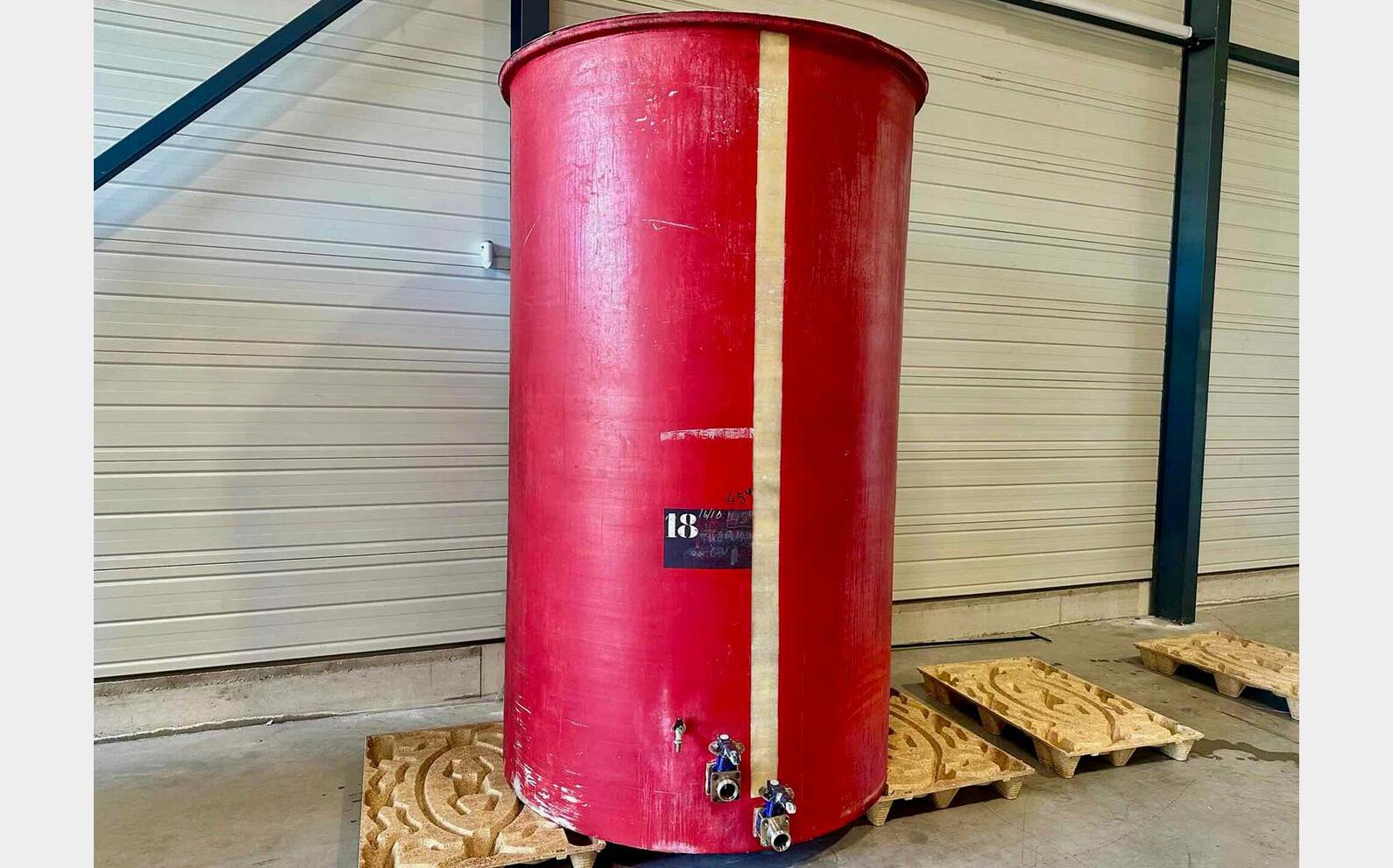 Cuve fibre - Chapeau flottant 45 HL (4 500 litres)