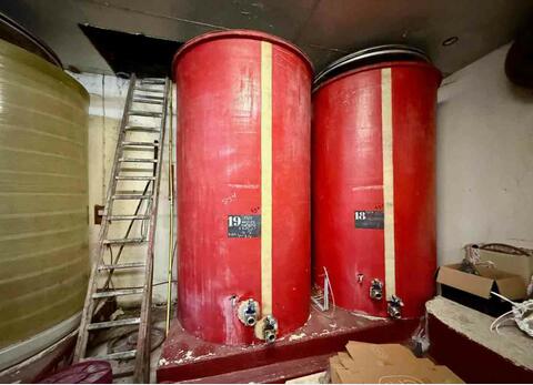 Fibreglass tank - Floating lid - Flat bottom