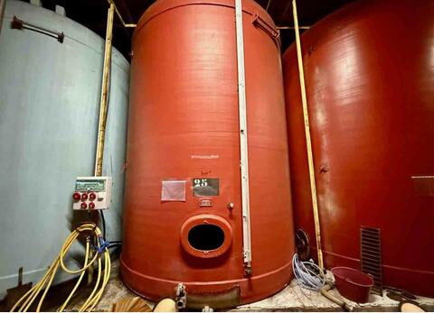 Fibreglass tank - Flat bottom with skid