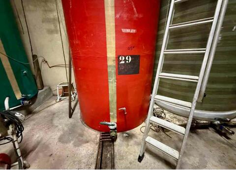 Fibreglass tank - Floating lid - Flat bottom