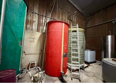 Fibreglass tank - Floating lid - Flat bottom