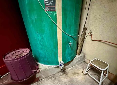 Fibreglass tank - Floating lid - Flat bottom