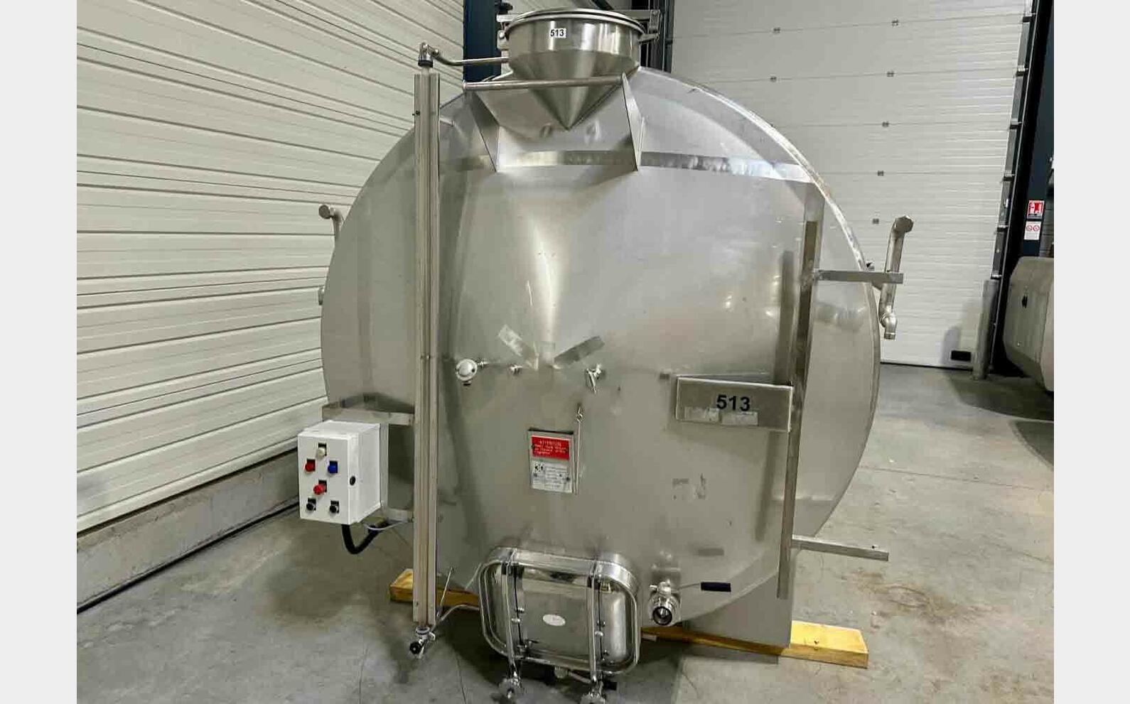  316L ss tank - ROTOMATIC 65 HL (6,500 litres) 3C