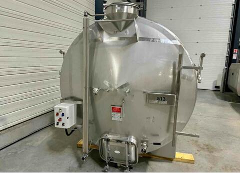 Cuve inox de vinification ROTOMATIC - Horizontale sur pieds