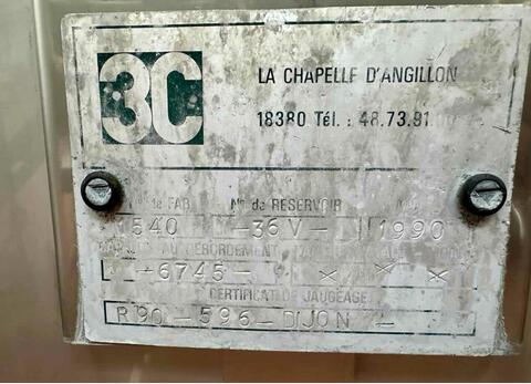 Cuve inox de vinification ROTOMATIC - Horizontale sur pieds