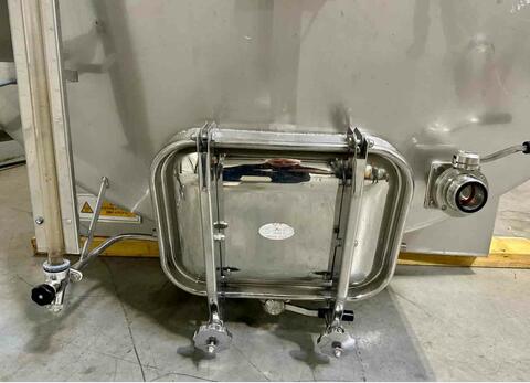 Cuve inox de vinification ROTOMATIC - Horizontale sur pieds