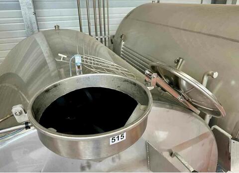Cuve inox de vinification ROTOMATIC - Horizontale sur pieds