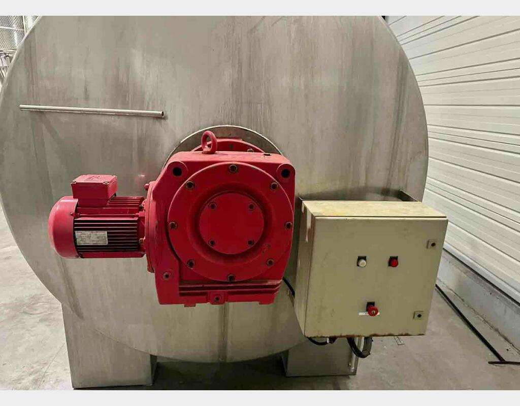 Cuve inox de vinification ROTOMATIC - Horizontale sur pieds