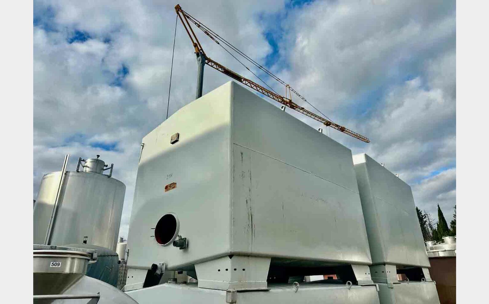 Cuve en acier revêtu - Fond conique