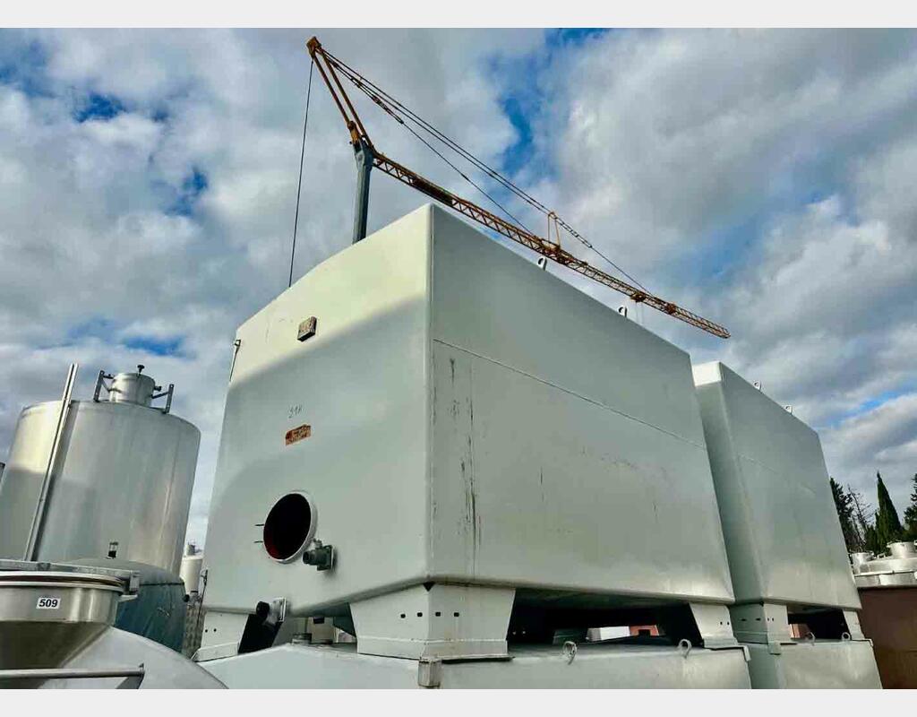 Cuve en acier revêtu - Fond conique