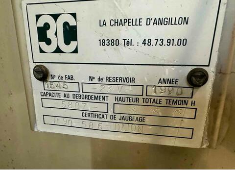 Cuve de Vinification ROTOMATIC - Horizontale sur pieds