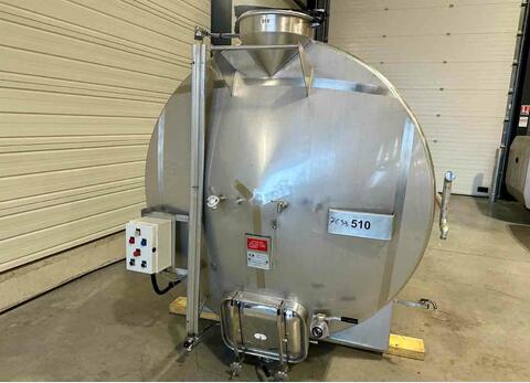 Cuve inox 316L horizontale ROTOMATIC 58 HL (5 800 litres) 3C