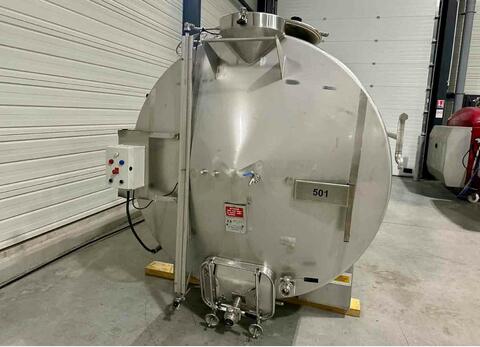 Cuve inox 316L horizontale ROTOMATIC 80 HL (8 000 litres) 3C
