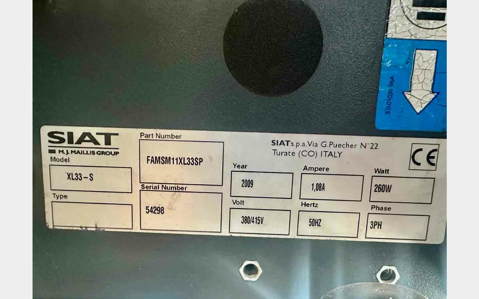 Tape sealer Year 2009 SIAT