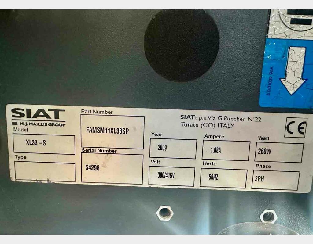 Case sealer, Tape sealer - SM 11-S and XL33-S - Year 2009