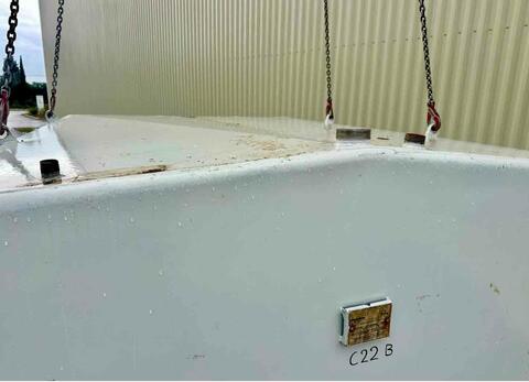 Cuve en acier revêtu - Fond conique - Stockage non alimentaire