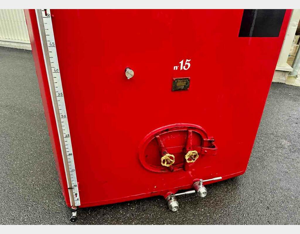 Cuve en acier rev&ecirc;tu - Fond plat