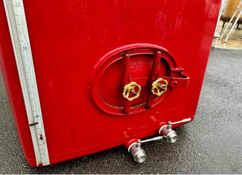 Cuve en acier revêtu - Fond plat