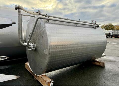 Cuve inox bouchonnée - Fond plat - Sur pieds