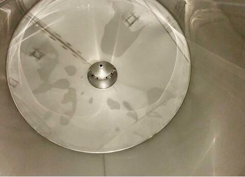 Cuve inox cylindrique verticale - sur pieds fermée