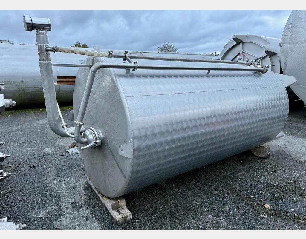 Ss tank - Brushed finish 62 HL (6,200 litres)