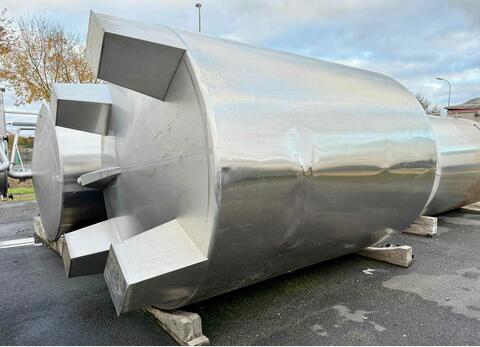 Closed 304 stainless steel tank - Vertical cylindrical on legs