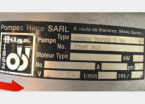 Pompe centrifuge HILGE