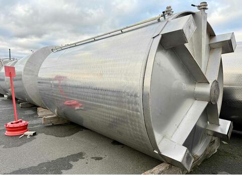Stainless steel tank - Flat bottom on legs
