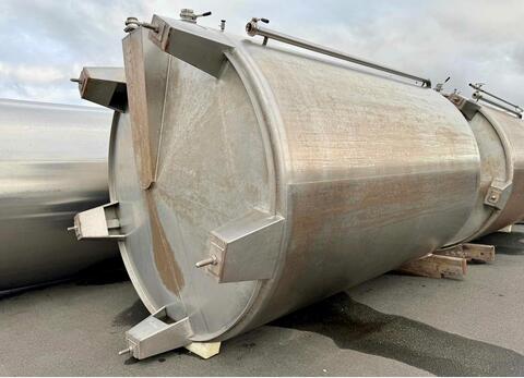 Stainless steel tank - Flat bottom on legs
