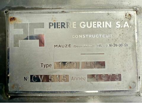 Cuve inox 304 ISOLEE 172 HL (17 200 litres) PIERRE GUERIN