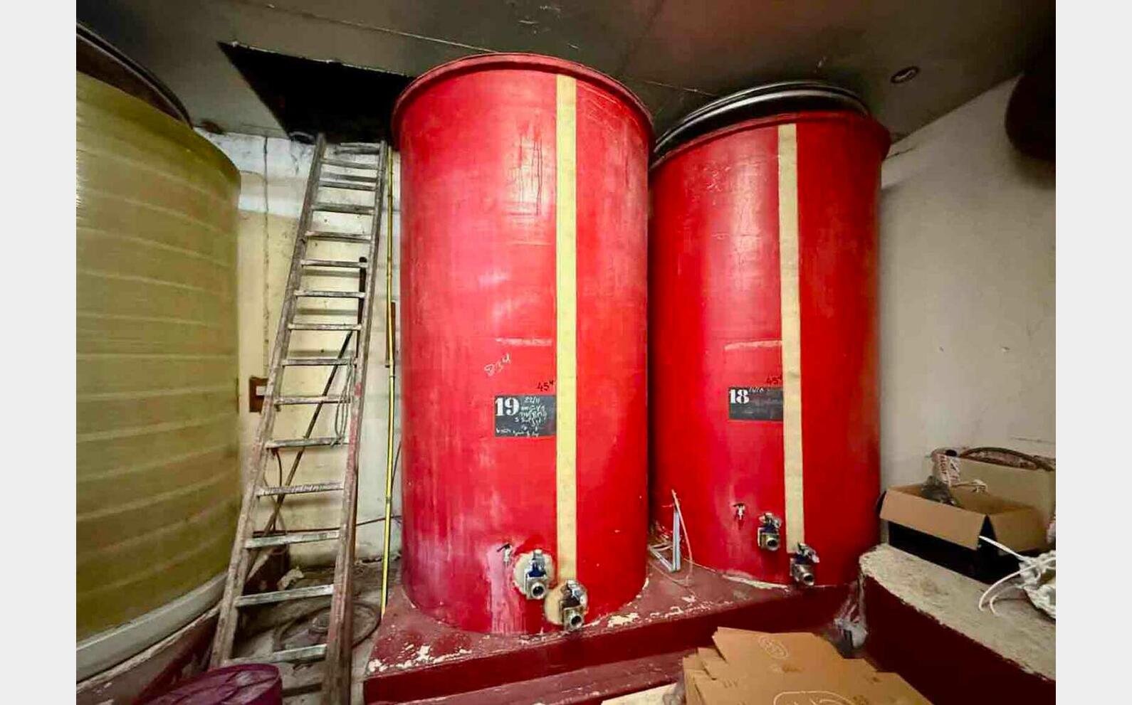 Cuve fibre - Chapeau flottant 45 HL (4 500 litres)