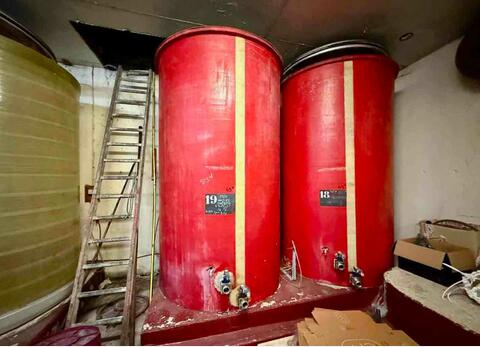 Fibreglass tank - Floating lid - Flat bottom