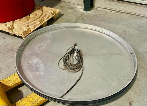 Fibreglass tank - Floating lid - Flat bottom with baffle