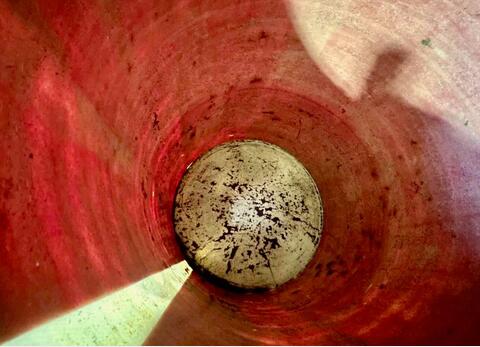 Fibreglass tank - Floating lid - Flat bottom