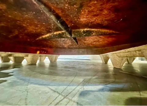 Fibreglass tank - Floating lid - Flat bottom