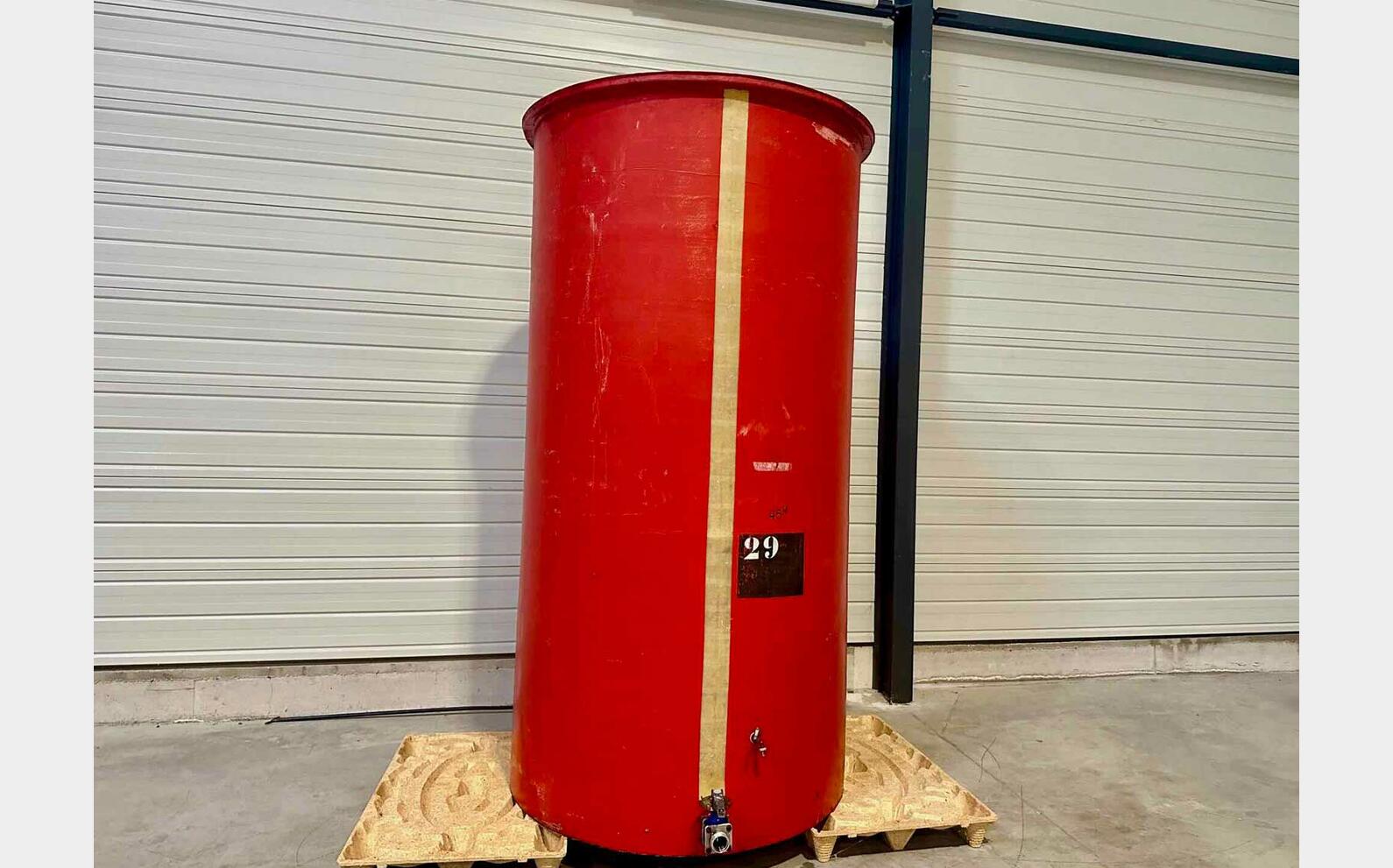 Cuve fibre - Chapeau flottant 45 HL (4 500 litres)