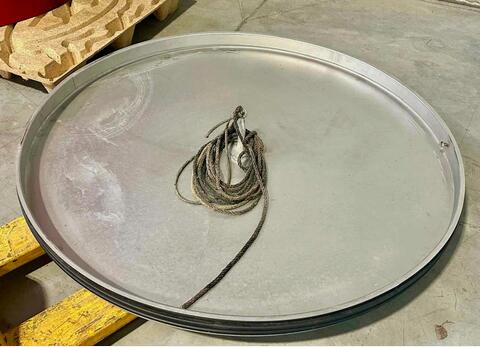 Fibreglass tank - Floating lid - Flat bottom