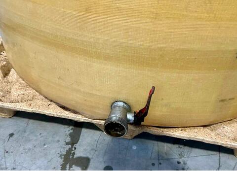 Fibreglass tank - Floating lid - Flat bottom