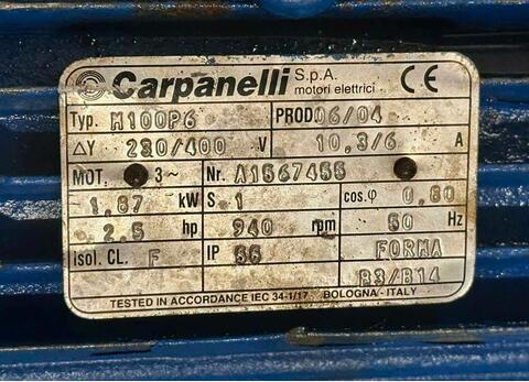 Stainless steel impeller pump CARPANELLI