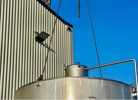 Cuve inox - Thermorégulée - Sur pieds