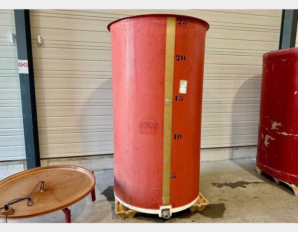Cuve fibre - Chapeau flottant 25 HL (2 500 litres)