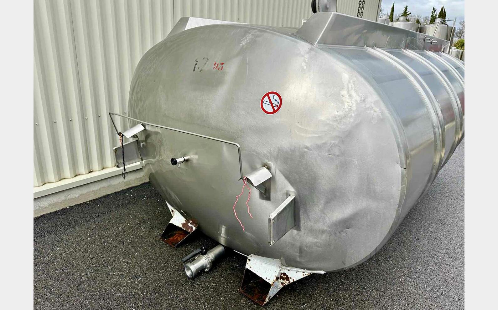 Cuve inox - Horizontale 83 HL (8 300 litres)